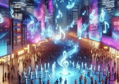 AI Composer Ignites Musical Revolution In Digital Metropolis
 [fiction]